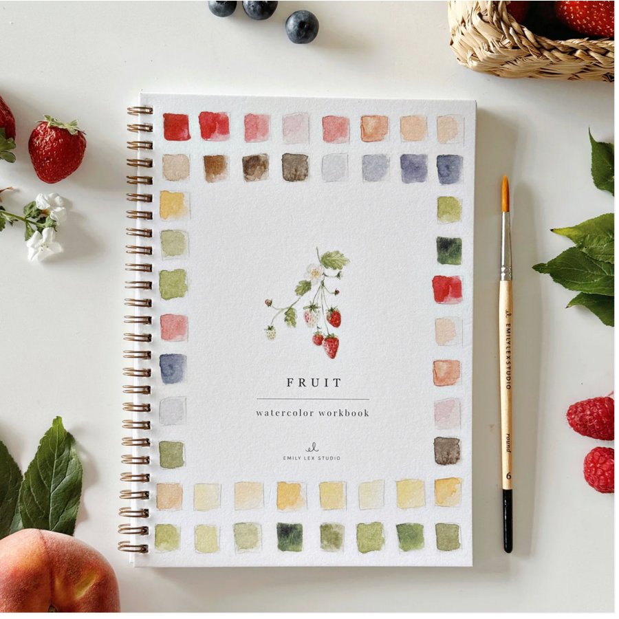 Fruit Watercolor Workbook