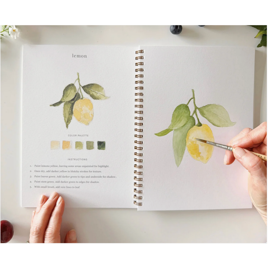 Fruit Watercolor Workbook