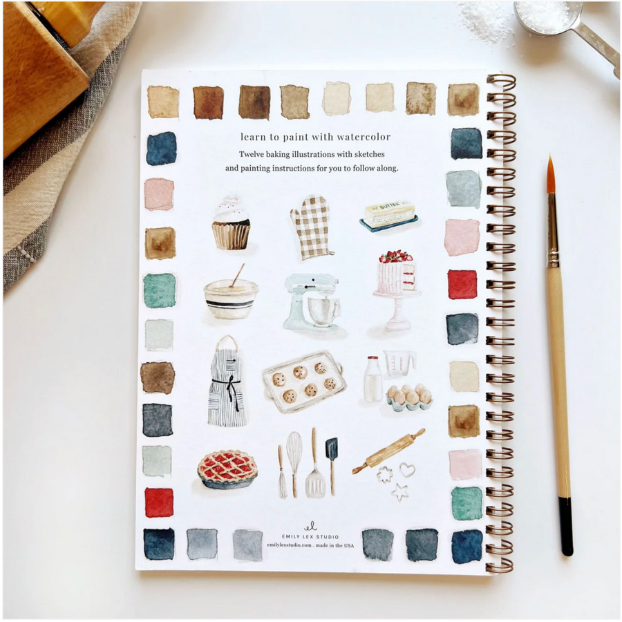 Baking Watercolor Workbook