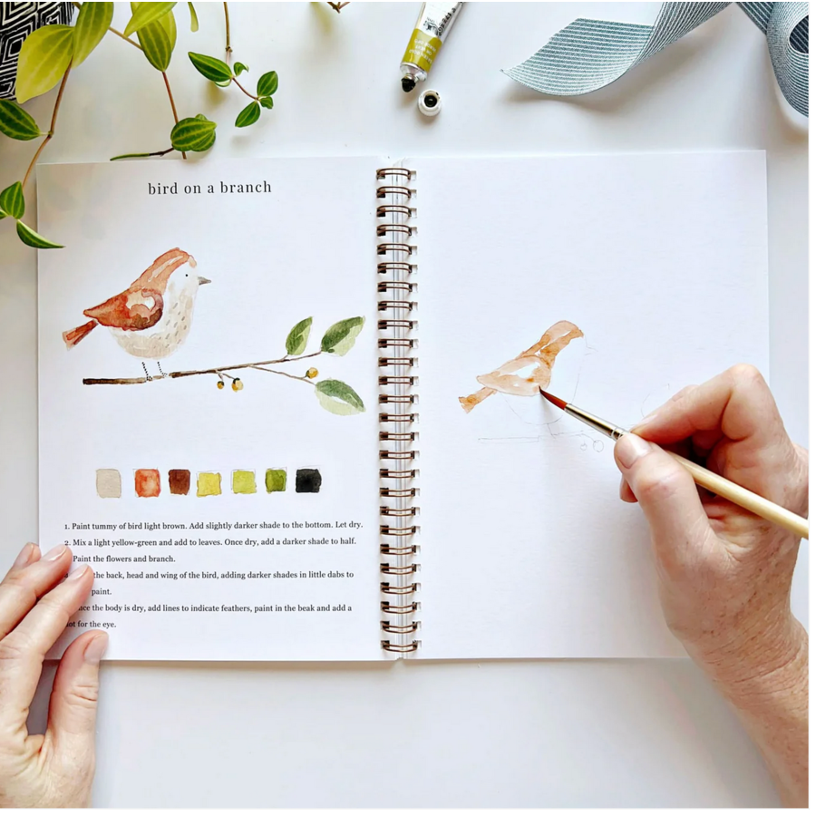 Animals Watercolor Workbook
