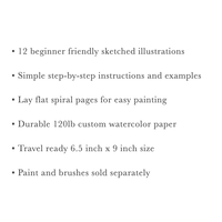 Nutcracker Watercolor Workbook