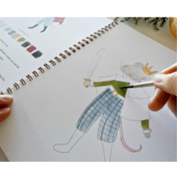 Nutcracker Watercolor Workbook