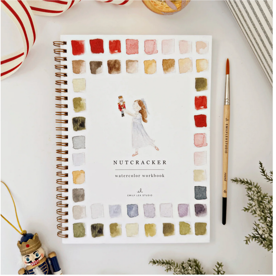 Nutcracker Watercolor Workbook