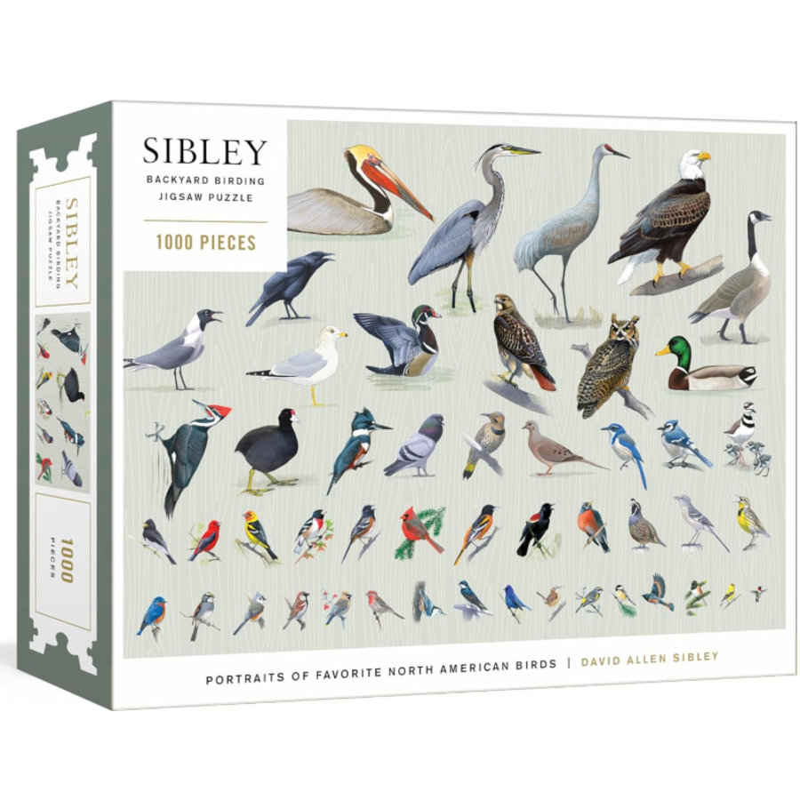 Sibley Backyard Birding Puzzle 1000 PC
