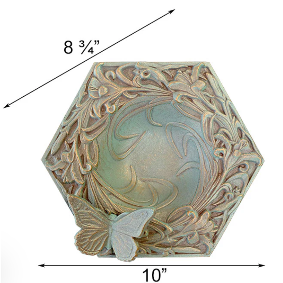 Butterfly Garden Bird Feeder Copper Verdi
