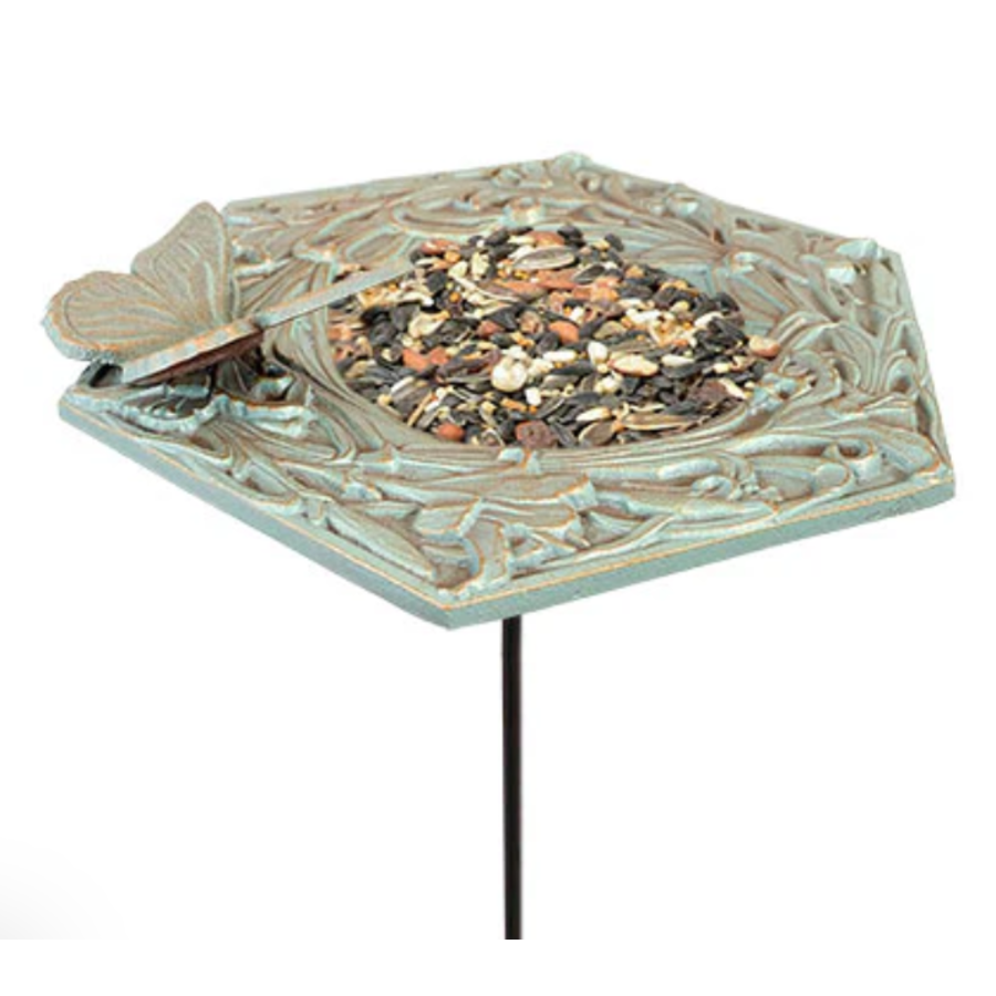 Butterfly Garden Bird Feeder Copper Verdi