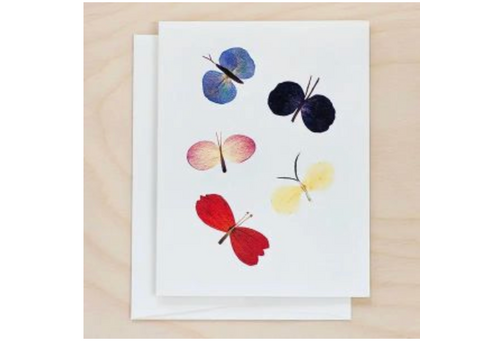  Petal People Press Butterfly Card 