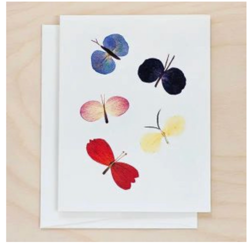  Petal People Press Butterfly Card 