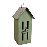 Amish Made Butterfly House with Stencil Green