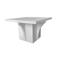 Decorative Post Mounting Bracket White