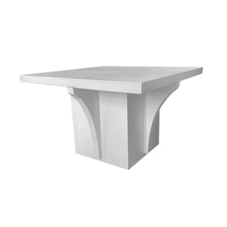 Decorative Post Mounting Bracket White