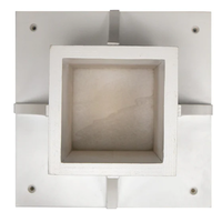 Decorative Post Mounting Bracket White