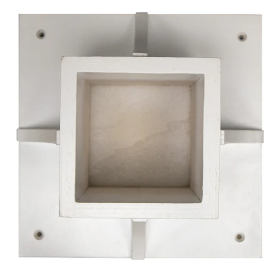 Decorative Post Mounting Bracket White