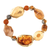 Rain Jewelry Collection Gold Brown Baubles & Glass Beads Bracelet