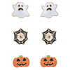 Rain Jewelry Collection Post Earring Set: Ghost, Web, Pumpkin