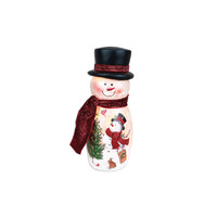 Pre-Lit Snowman with Hat & Scarf