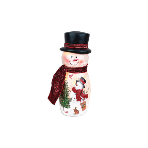  Stony Creek Pre-Lit Snowman with Hat & Scarf 