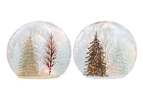 Stony Creek Winter Wonderland Small Pre-lit Round Orb 