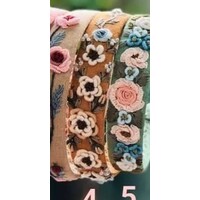 Charlotte Floral Embroidered Headband