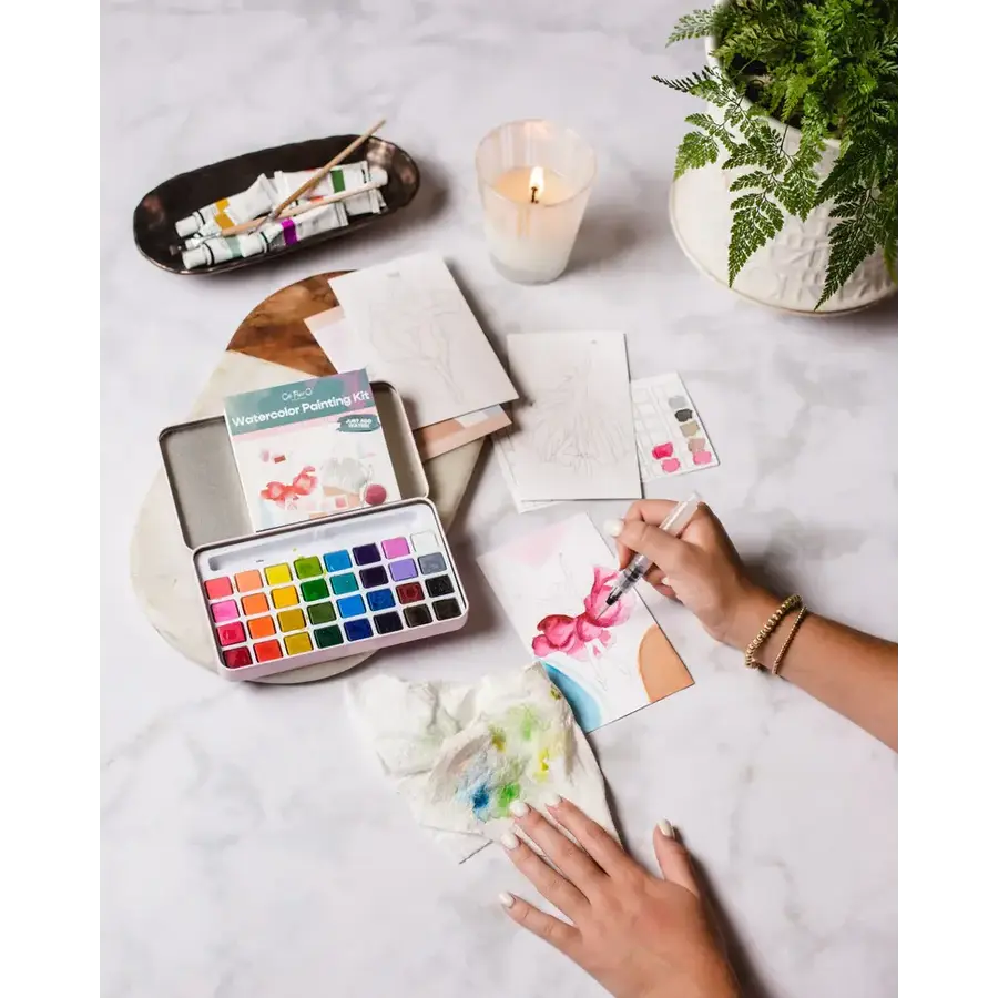 Flower Girls Watercolor Painting Kit