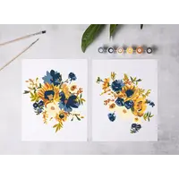Sunflower Garden Paint-By-Numbers Kit