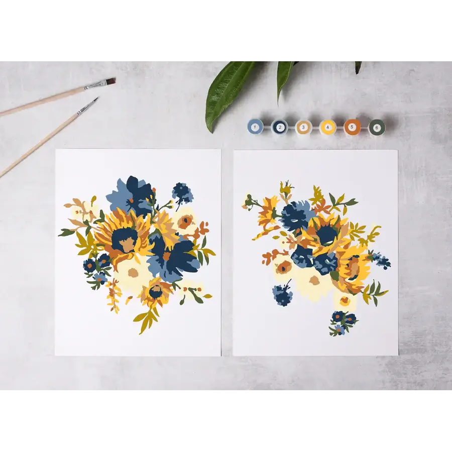 Sunflower Garden Paint-By-Numbers Kit