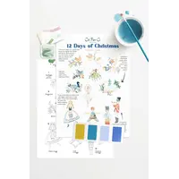 12 Days of Christmas Watercolor Painting Kit