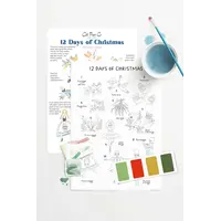 12 Days of Christmas Watercolor Painting Kit