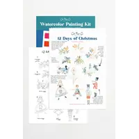 12 Days of Christmas Watercolor Painting Kit