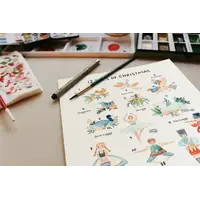 12 Days of Christmas Watercolor Painting Kit