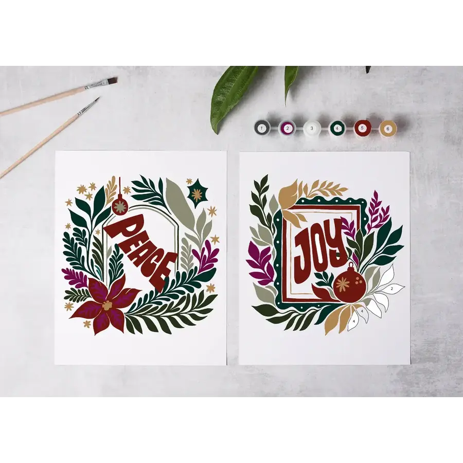 Joy and Peace Paint-By-Numbers Kit