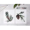 Cate Paper Co. Winter Greenery Paint-By-Numbers Kit
