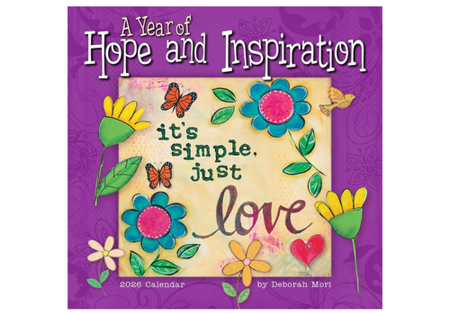  Sellers Publishing A Year of Hope & Inspiration 2026 Mini Calendar 