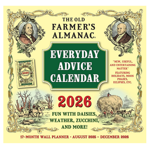  Sellers Publishing Old Farmer’s Almanac Calendar of Everyday Advice 2026 