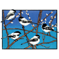 Chickadees Holiday Boxed Cards