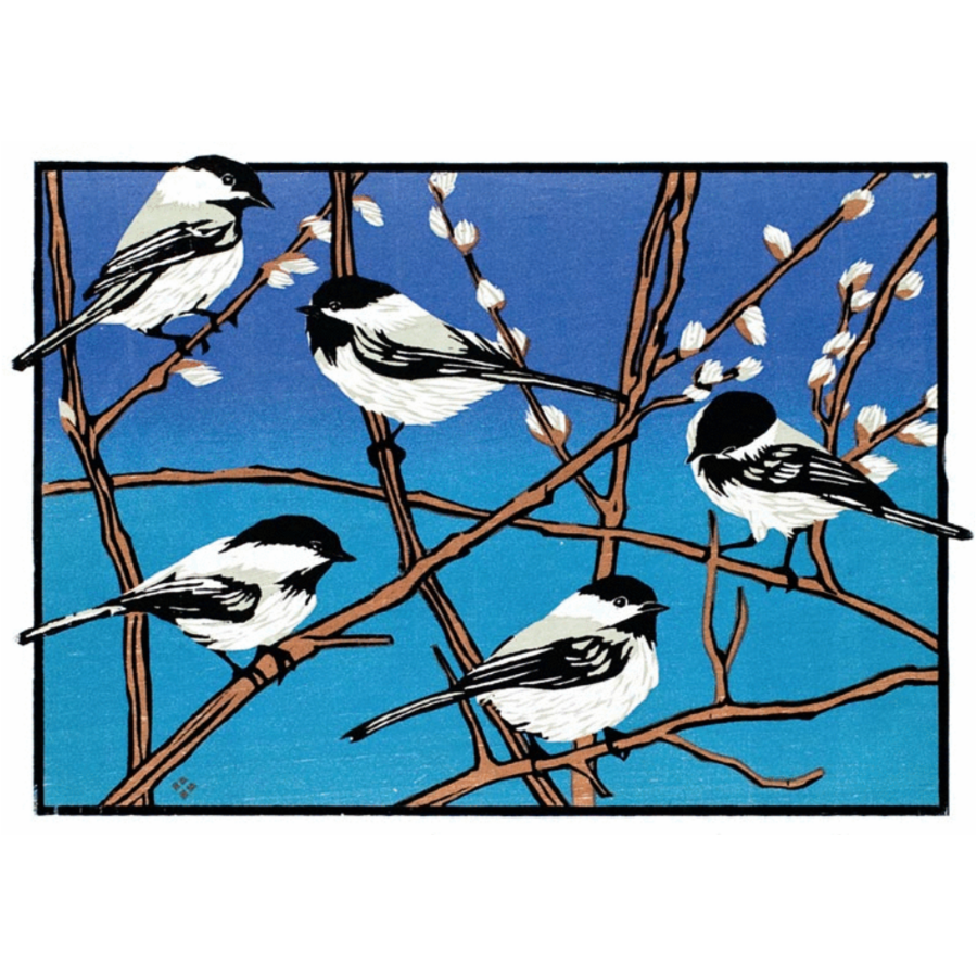 Chickadees Holiday Boxed Cards