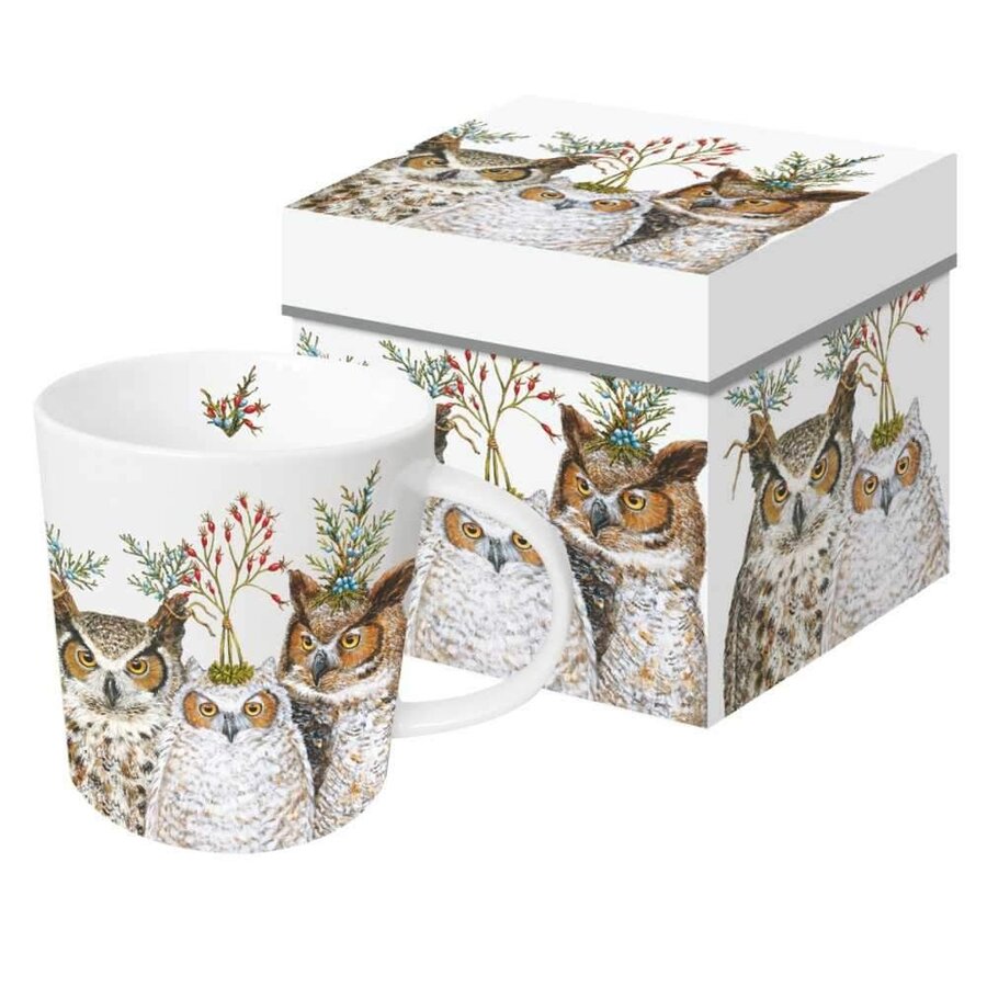 Holiday Hoot Mug in Box