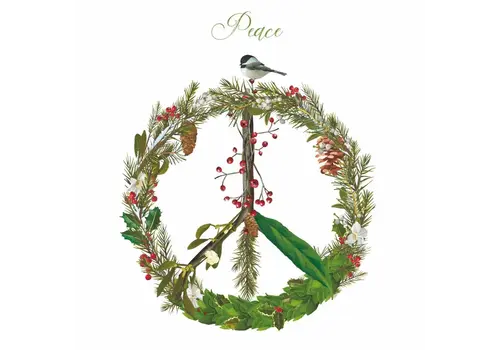  Paper Products Design Peace on Earth Beverage Napkins 