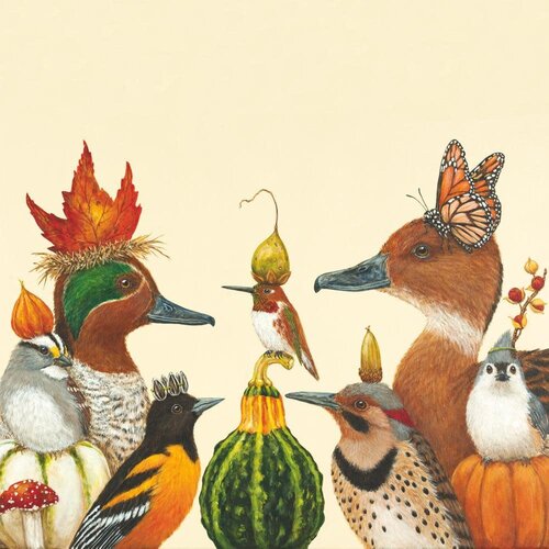  Paper Products Design We Gather Together Lunch Napkins 
