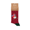 Wrendale Designs Men's Christmas Socks Season's Tweetings