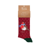 Men's Christmas Socks Season's Tweetings