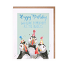 Wrendale Designs Puffins Birthday Card