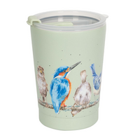 Travel Coffee Cup Birds