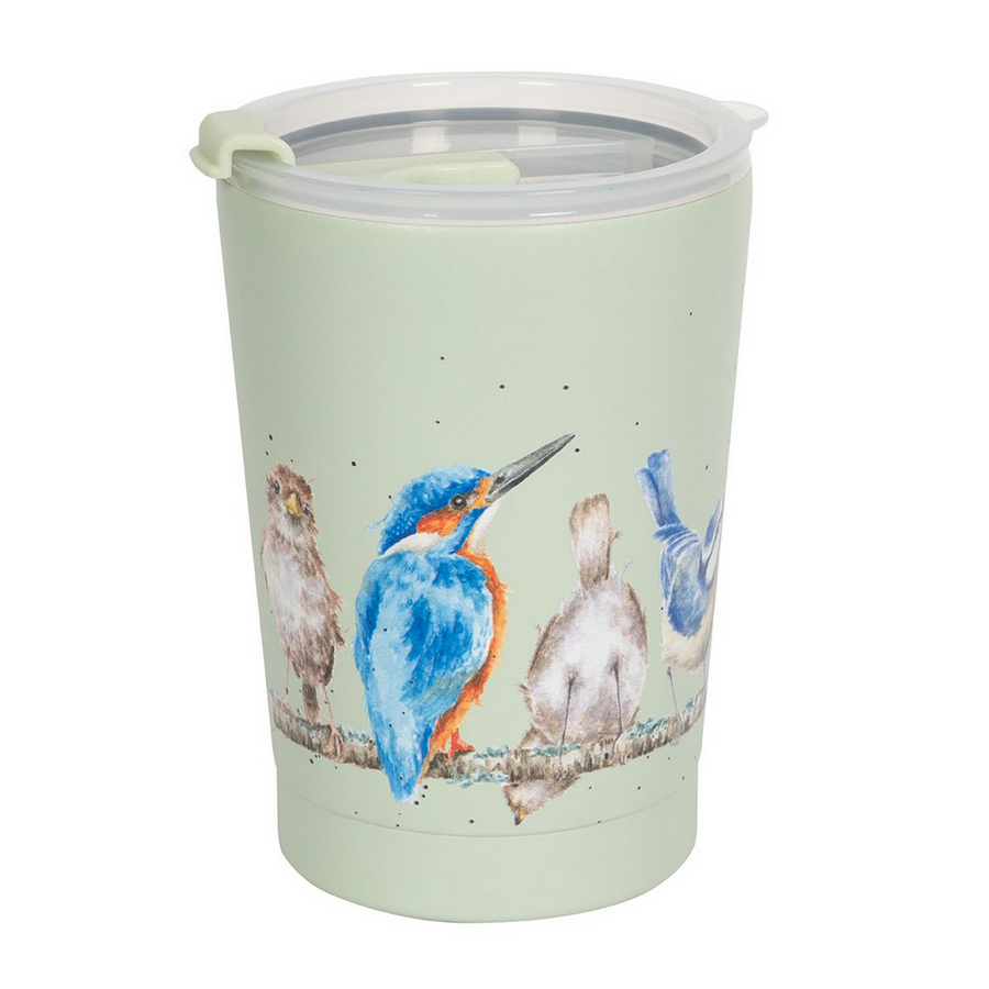 Travel Coffee Cup Birds