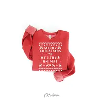 MERRY CHRISTMAS YA Sweatshirt Cranberry Heather