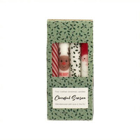 Cheerful Season Taper Candles box of 4