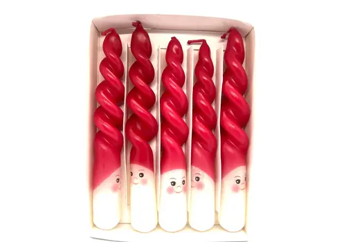  Talla Imports Happy Christmas Candle Elves box of 5 
