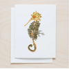 Petal People Press Seahorse Card