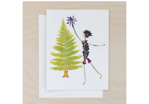  Petal People Press Christmas Star Card 