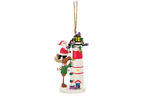  Cape Shore Lighthouse Santa Ornament Portsmouth 